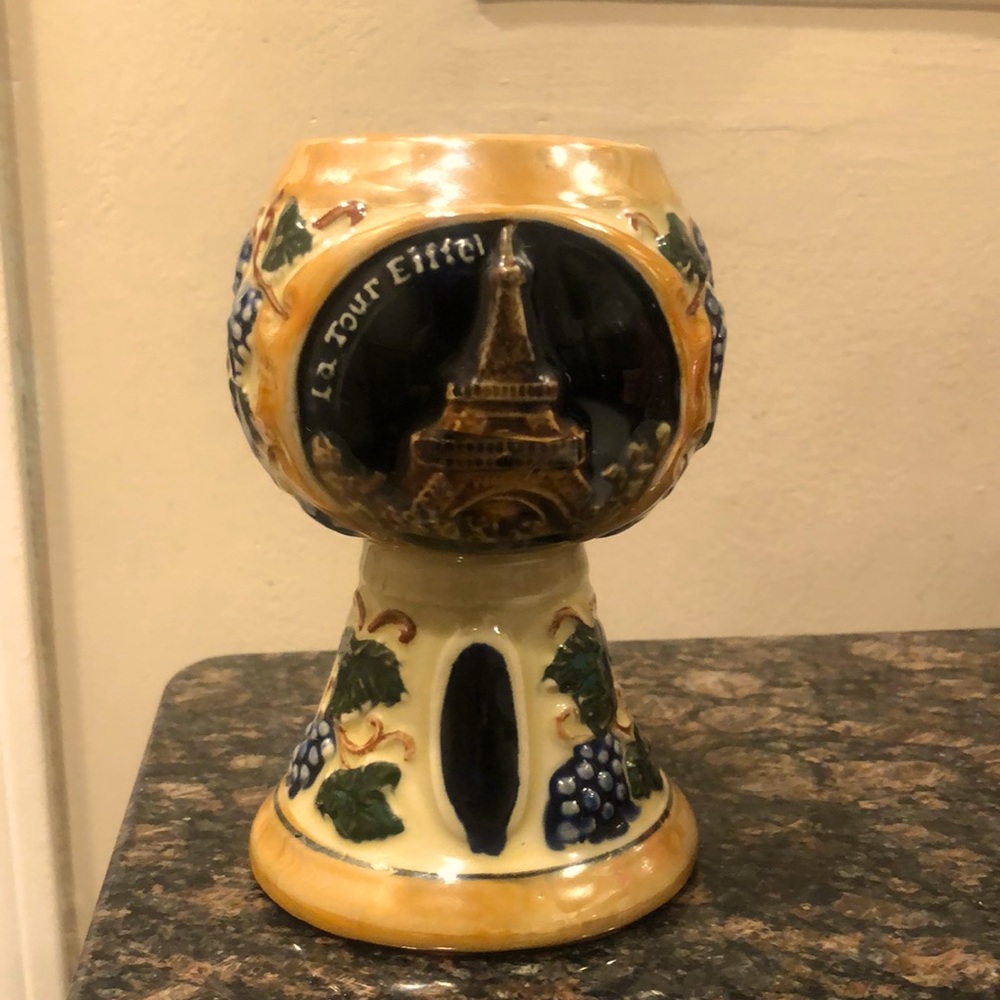 vintage paris france goblet chalice
